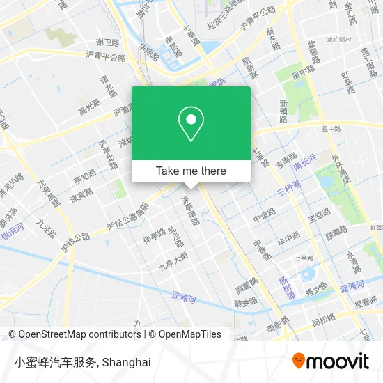 小蜜蜂汽车服务 map