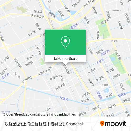 汉庭酒店(上海虹桥枢纽中春路店) map