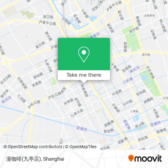 漫咖啡(九亭店) map