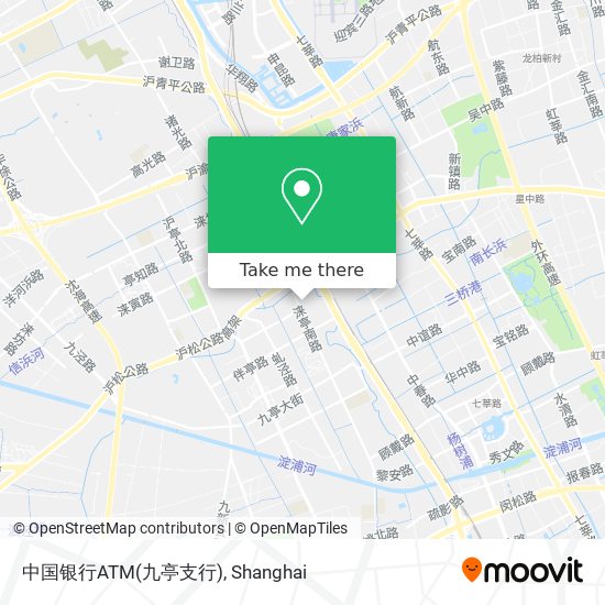 中国银行ATM(九亭支行) map