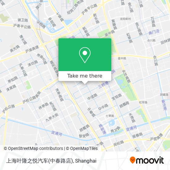 上海叶隆之悦汽车(中春路店) map