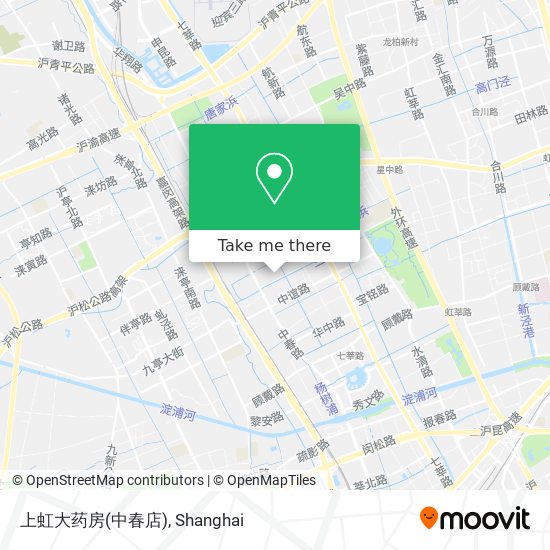 上虹大药房(中春店) map