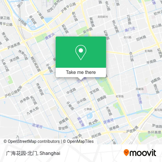 广海花园-北门 map