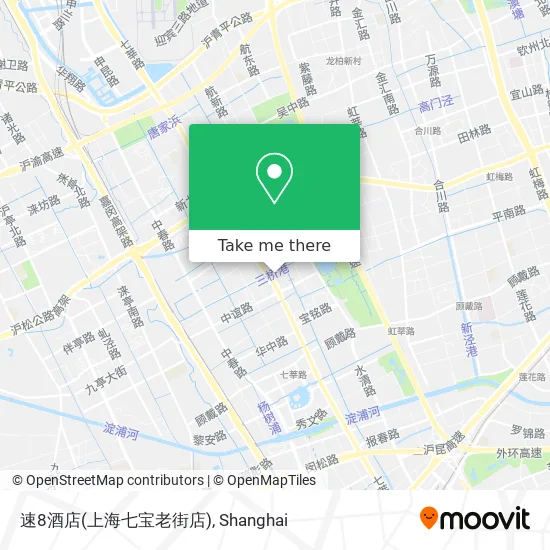 速8酒店(上海七宝老街店) map