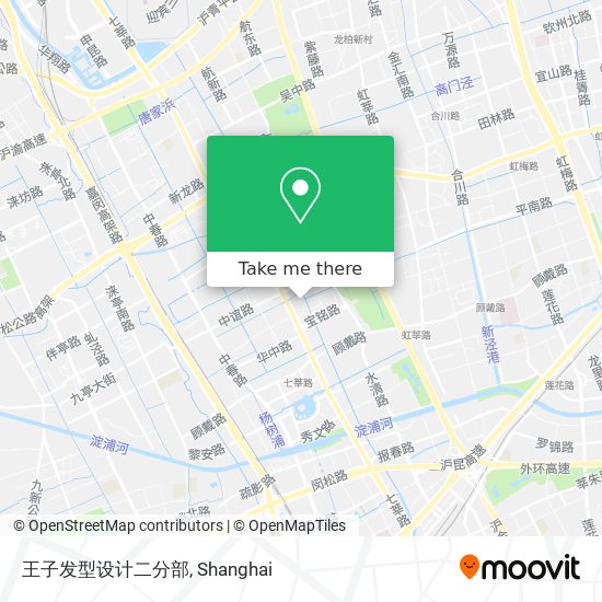 王子发型设计二分部 map