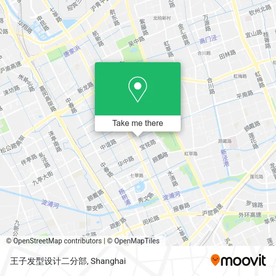 王子发型设计二分部 map