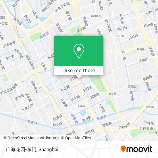 广海花园-东门 map