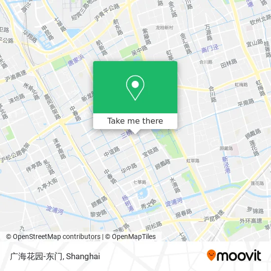 广海花园-东门 map