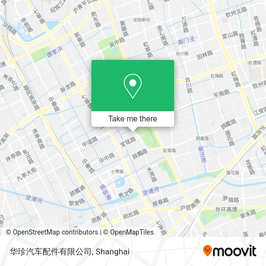 华珍汽车配件有限公司 map