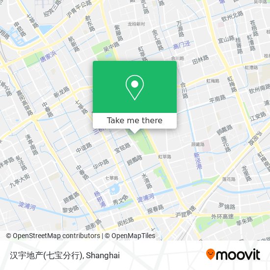 汉宇地产(七宝分行) map
