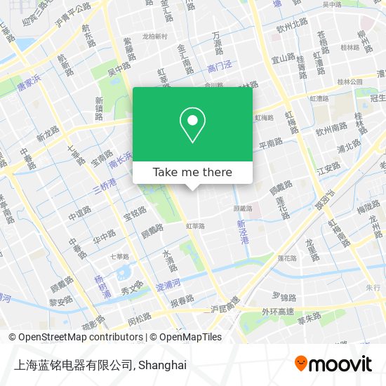 上海蓝铭电器有限公司 map