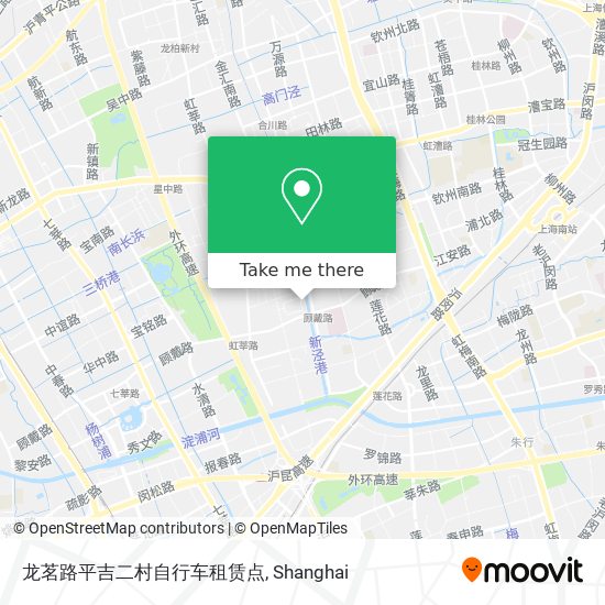 龙茗路平吉二村自行车租赁点 map