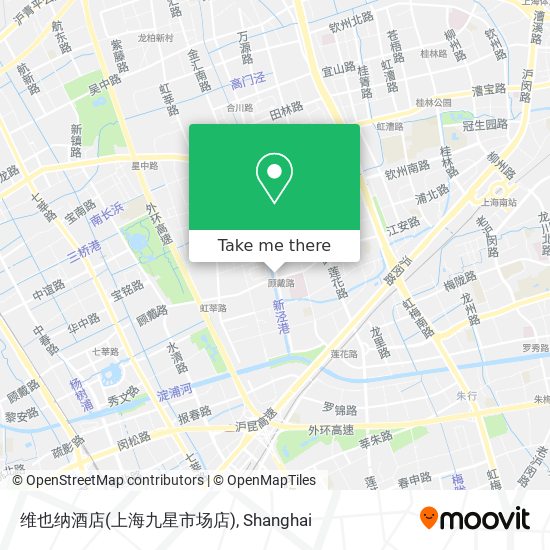 维也纳酒店(上海九星市场店) map