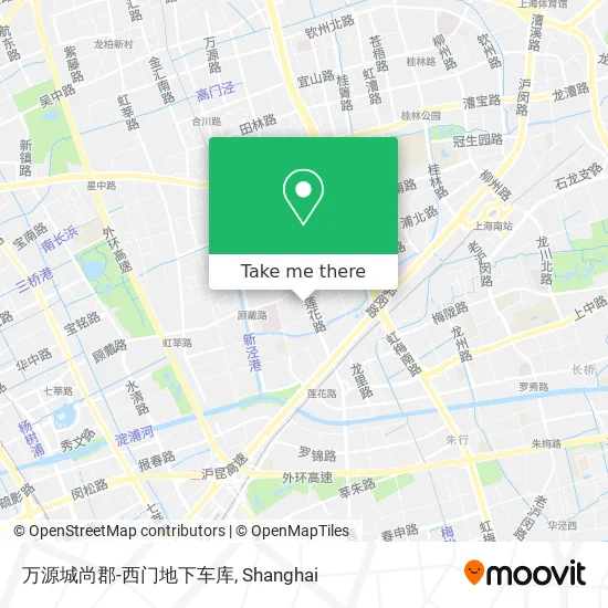 万源城尚郡-西门地下车库 map