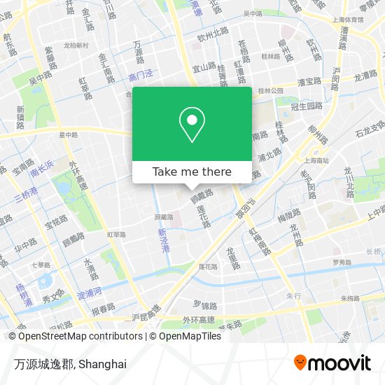 万源城逸郡 map