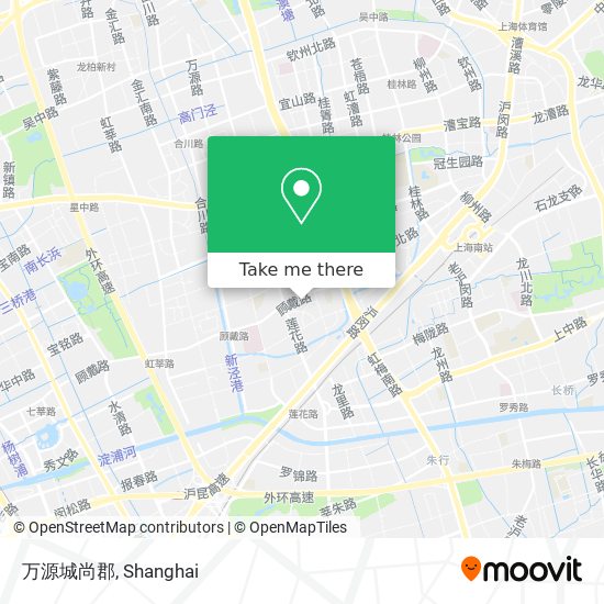 万源城尚郡 map