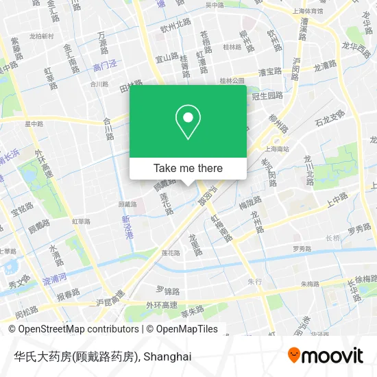 华氏大药房(顾戴路药房) map