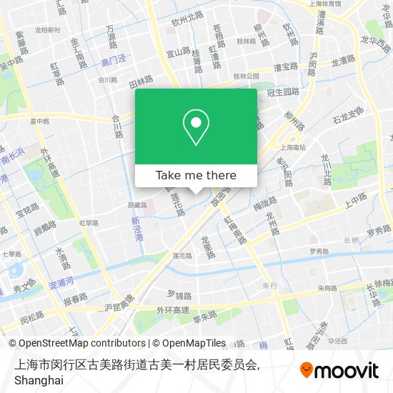 上海市闵行区古美路街道古美一村居民委员会 map