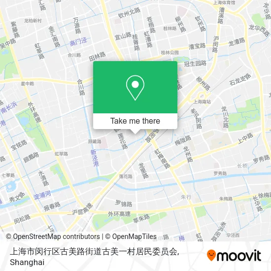 上海市闵行区古美路街道古美一村居民委员会 map