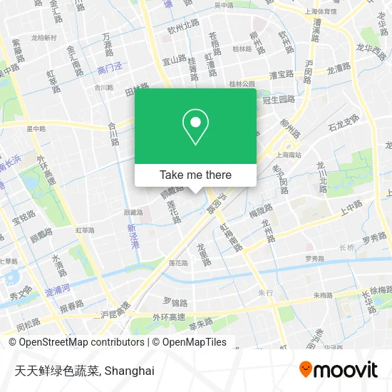 天天鲜绿色蔬菜 map