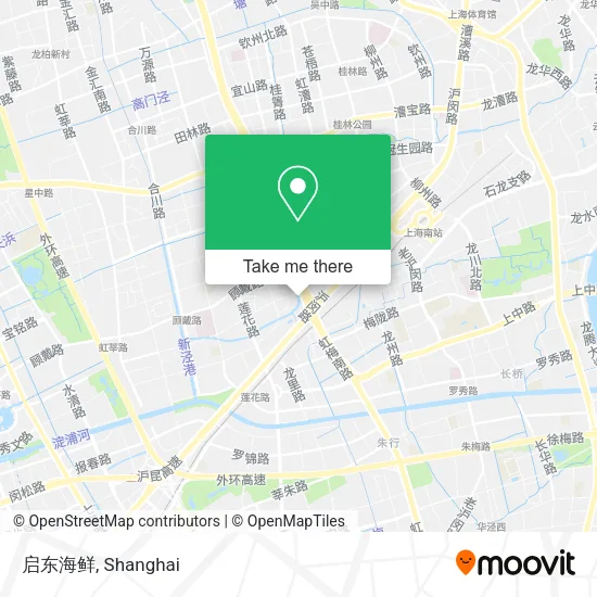 启东海鲜 map