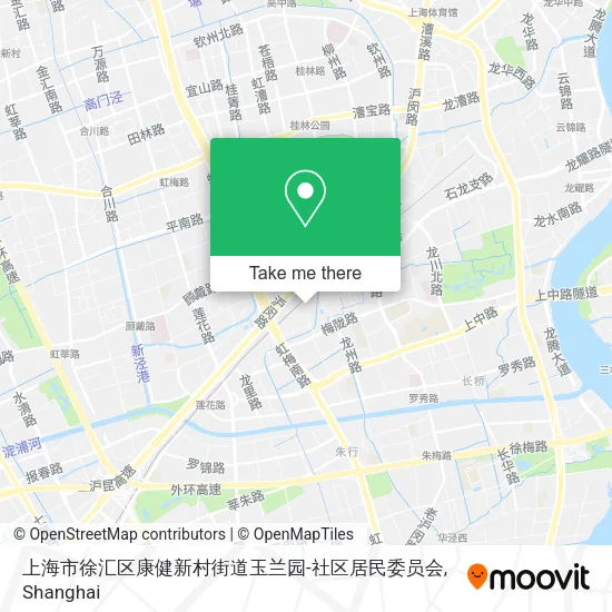 上海市徐汇区康健新村街道玉兰园-社区居民委员会 map