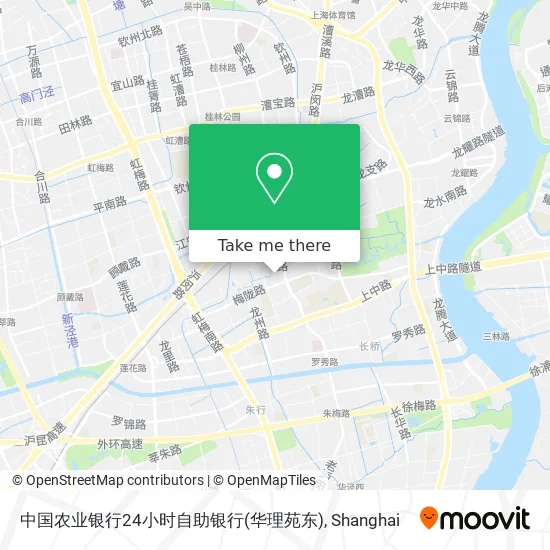 中国农业银行24小时自助银行(华理苑东) map