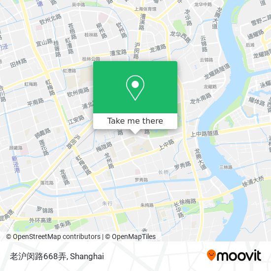 老沪闵路668弄 map