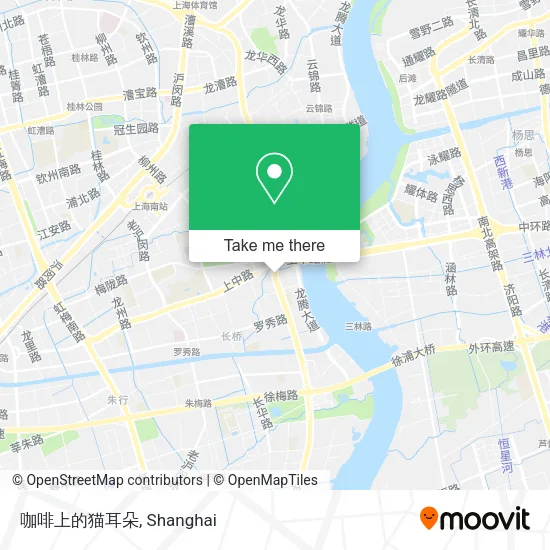 咖啡上的猫耳朵 map