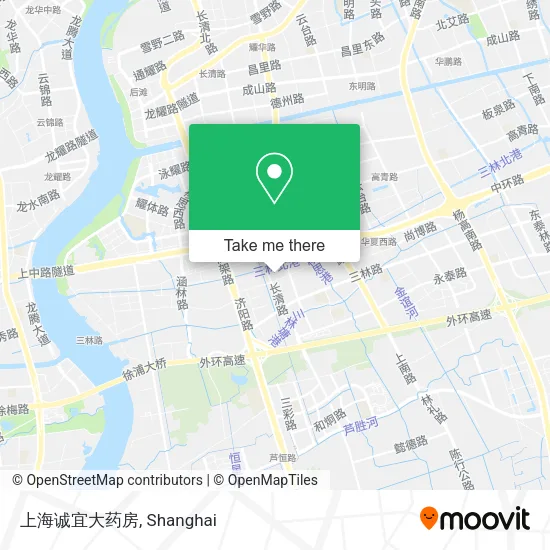 上海诚宜大药房 map