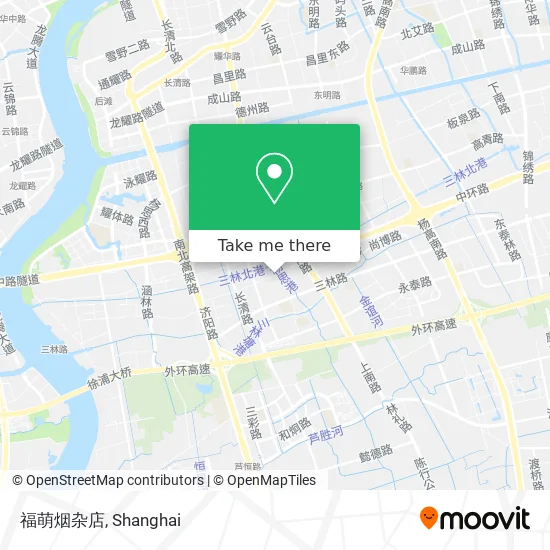 福萌烟杂店 map