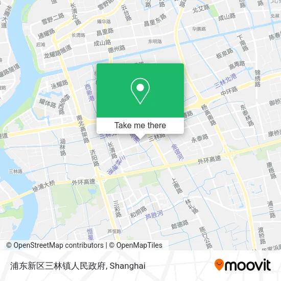 浦东新区三林镇人民政府 map