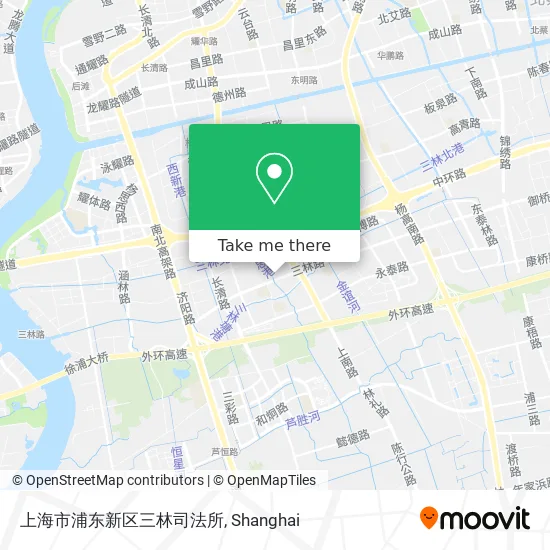 上海市浦东新区三林司法所 map