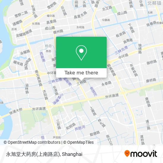 永旭堂大药房(上南路店) map