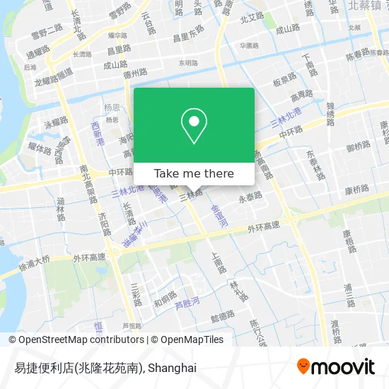 易捷便利店(兆隆花苑南) map