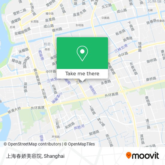 上海春娇美容院 map