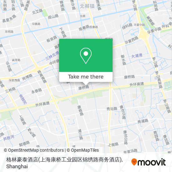 格林豪泰酒店(上海康桥工业园区锦绣路商务酒店) map