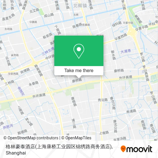 格林豪泰酒店(上海康桥工业园区锦绣路商务酒店) map