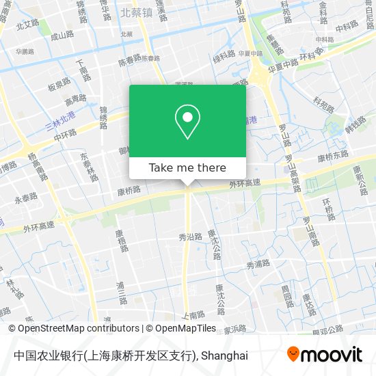 中国农业银行(上海康桥开发区支行) map