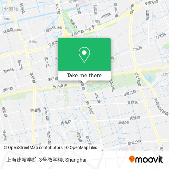 上海建桥学院-3号教学楼 map