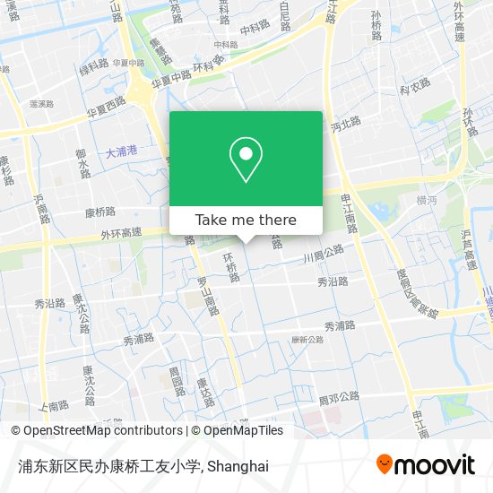 浦东新区民办康桥工友小学 map