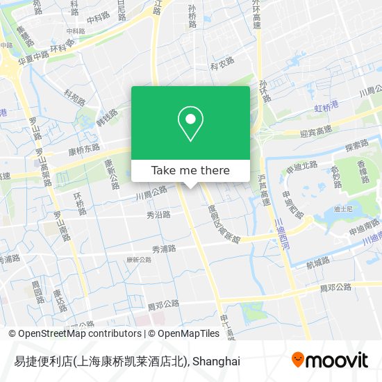 易捷便利店(上海康桥凯莱酒店北) map