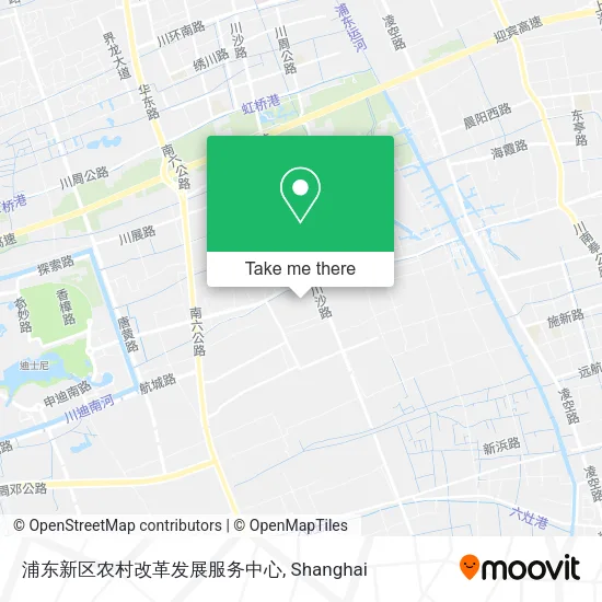 浦东新区农村改革发展服务中心 map