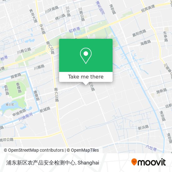 浦东新区农产品安全检测中心 map