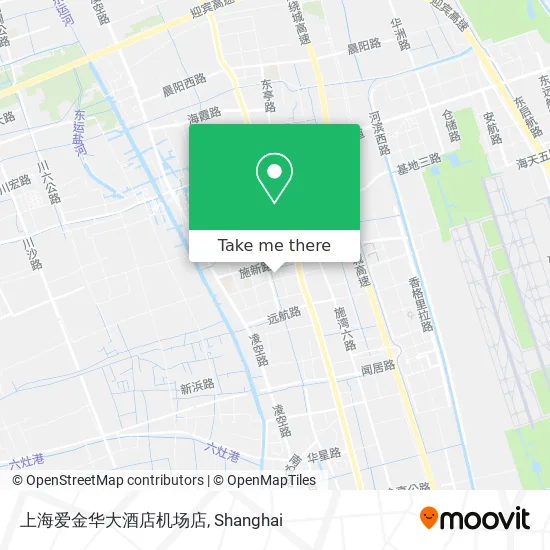 上海爱金华大酒店机场店 map