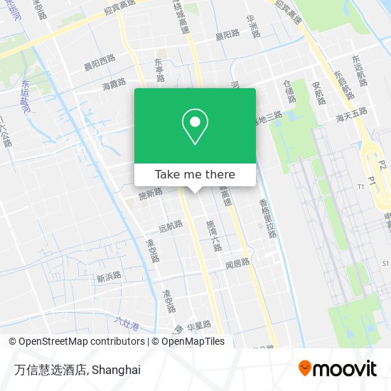 万信慧选酒店 map