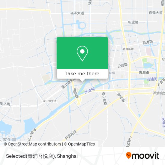 Selected(青浦吾悦店) map