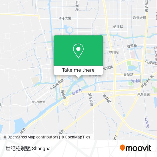 世纪苑别墅 map