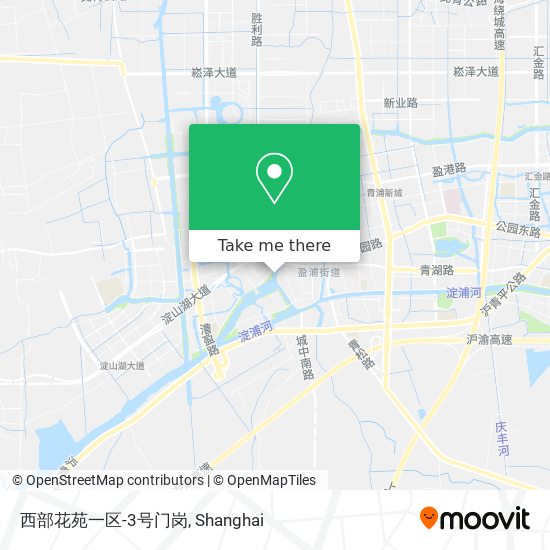 西部花苑一区-3号门岗 map
