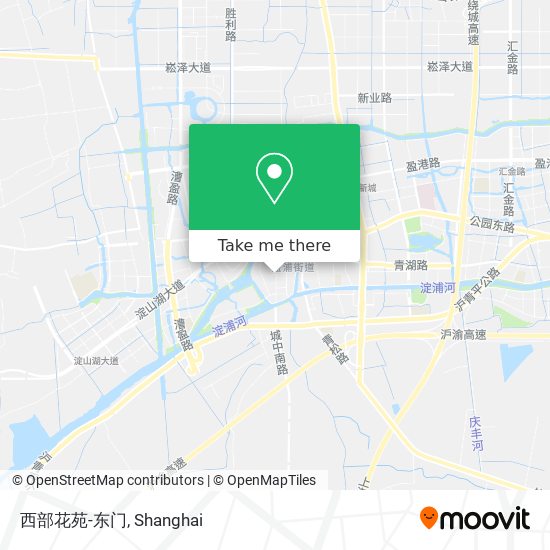 西部花苑-东门 map